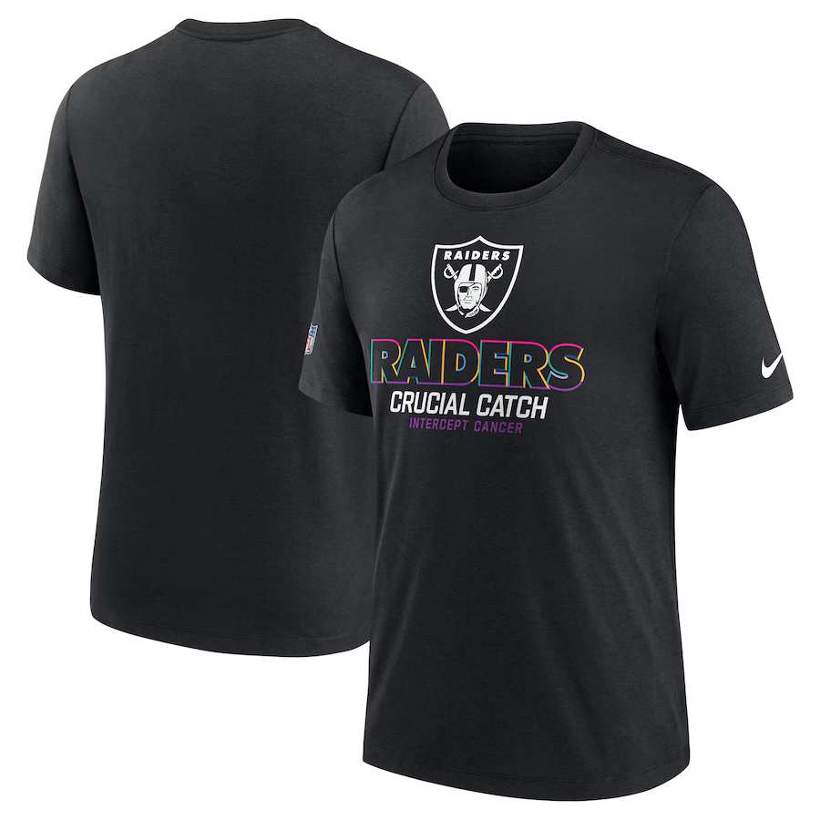 Men Oakland Raiders 2024 Nike NFL black T shirts